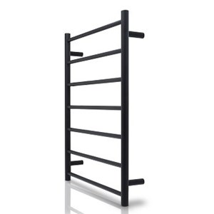 Goldair 7-Bar Round Towel Rail - Black